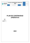 Vista preliminar de documento 3-100-PCONO-001 Plan de continuidad operativa 2022