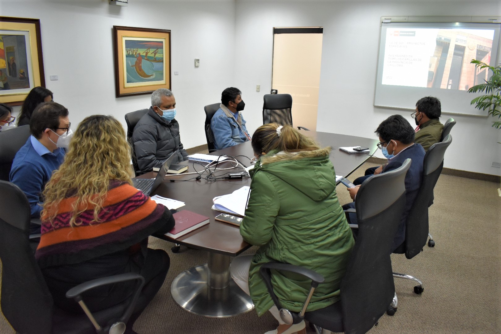 Arequipa: Ministerio de Cultura se reunió con alcaldes para preservar y proteger Iglesias en Caylloma