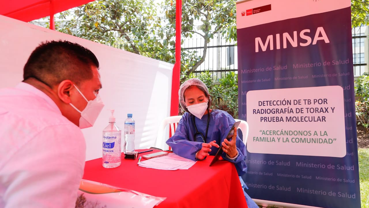 Cerca de 500 intervenciones de búsqueda activa de casos de tuberculosis realizó el Minsa en diferentes regiones del país