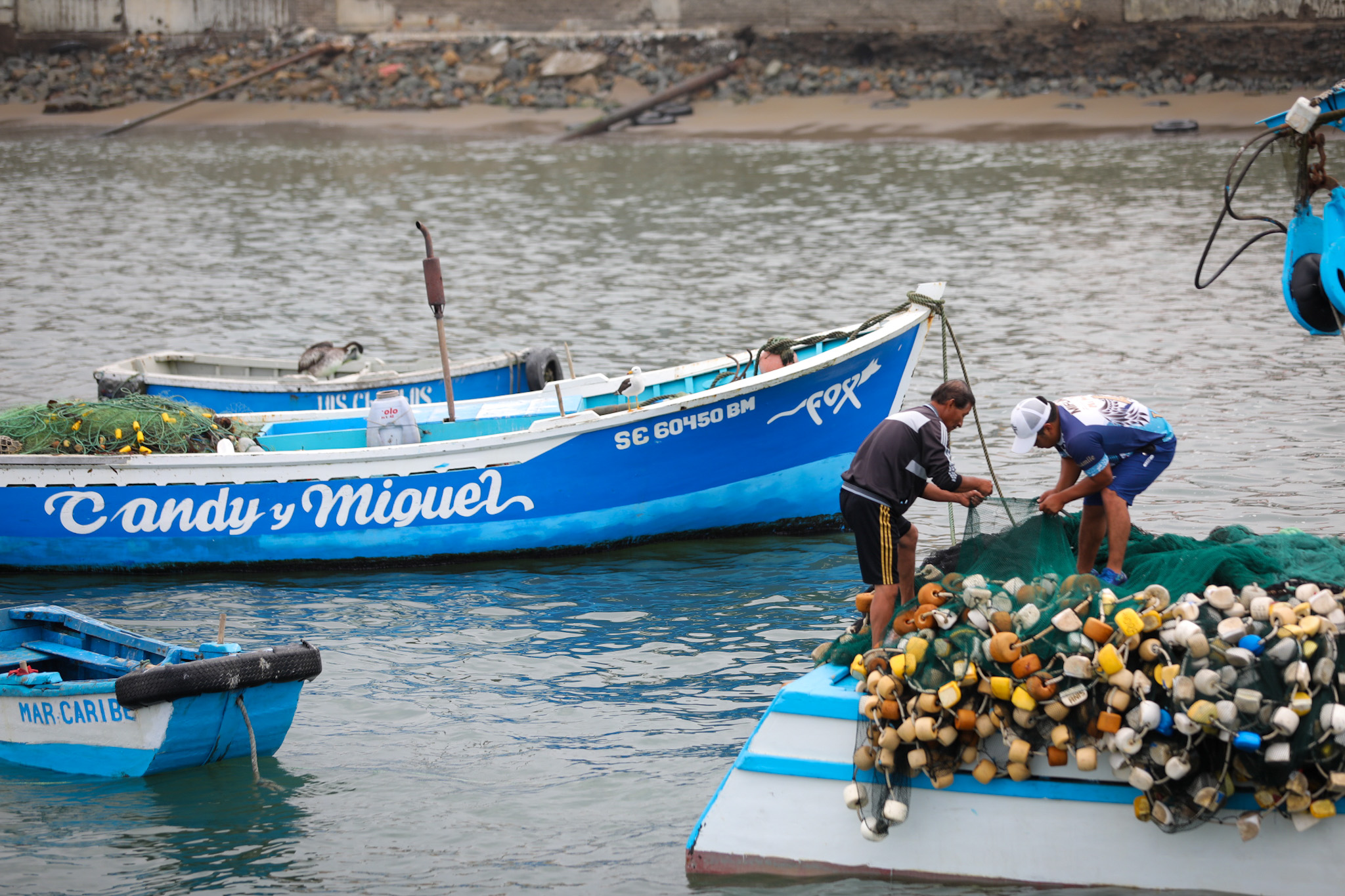 Imagen de pescadores artesanales