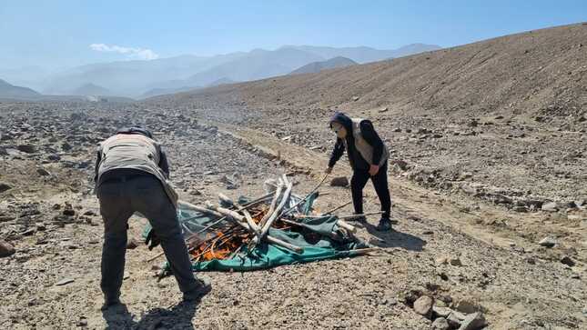 Ministerio de Cultura recuperó áreas invadidas de la Zona Arqueológica Monumental Minas Este y del Sitio Arqueológico Geoglifos en Supe