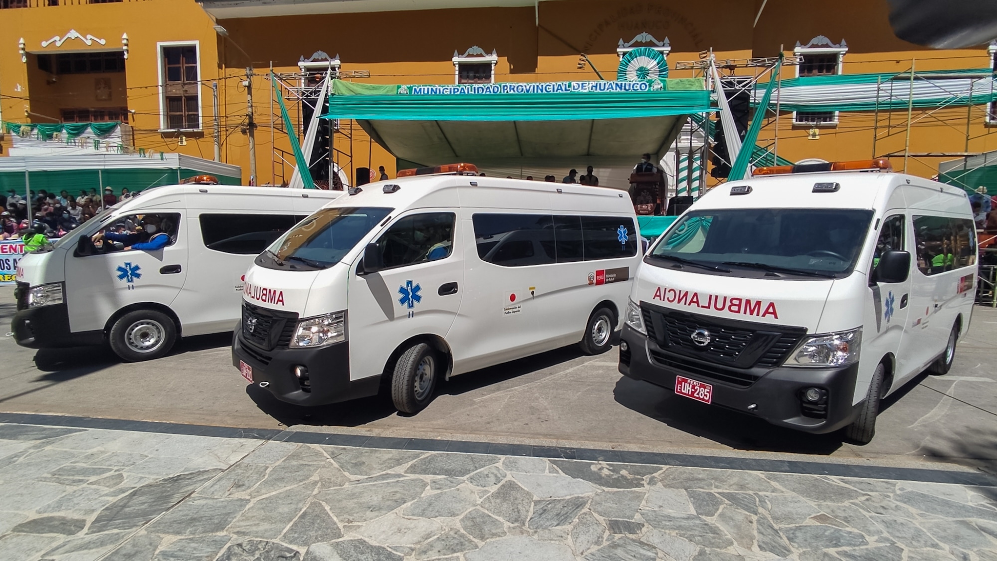 Huánuco: Minsa fortalece el primer nivel de atención con entrega de tres modernas ambulancias tipo II