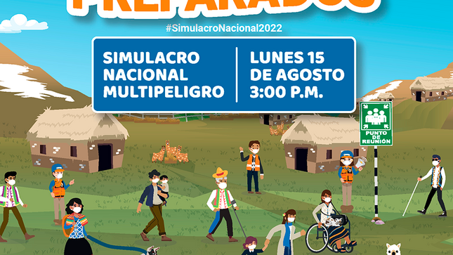 Participa del Segundo Simulacro Nacional Multipeligro 2022