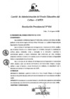Vista preliminar de documento Resolucion Presidencial