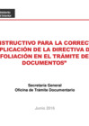 Vista preliminar de documento Instructivo De Foliación - Dirección General De Seguridad Ciudadana