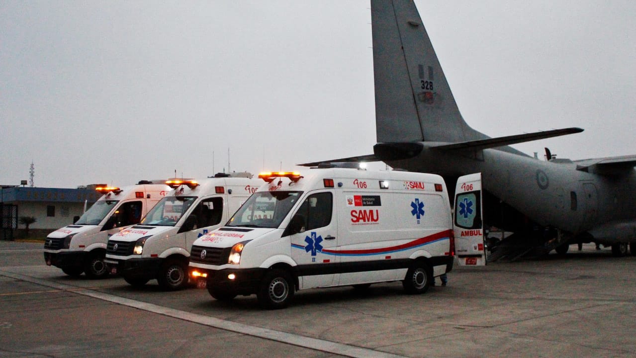 SAMU logra salvar la vida de tres menores a través de vuelo aeromédico