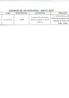 Vista preliminar de documento Actividades Oficiales - 13 De Mayo De 2022