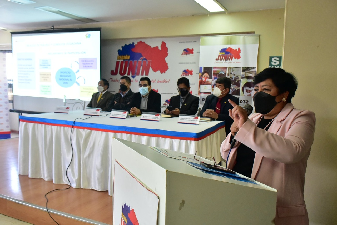 Dirección Regional de Educación (DRE) de Junín organizó el “Lanzamiento de la Ruta de Formulación del Proyecto Educativo Regional”