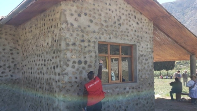 Auditor supervisa refugio de área recreacional turística del Árbol Antiguo, en la localidad de Mal Paso, distrito de Tinco - Carhuaz