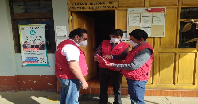 Auditores del OCI del Gobierno Regional de Áncash
