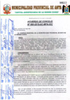 Vista preliminar de documento ACUERDO DE CONCEJO MUNICIPAL Nº 095-2019-MPA/MPA