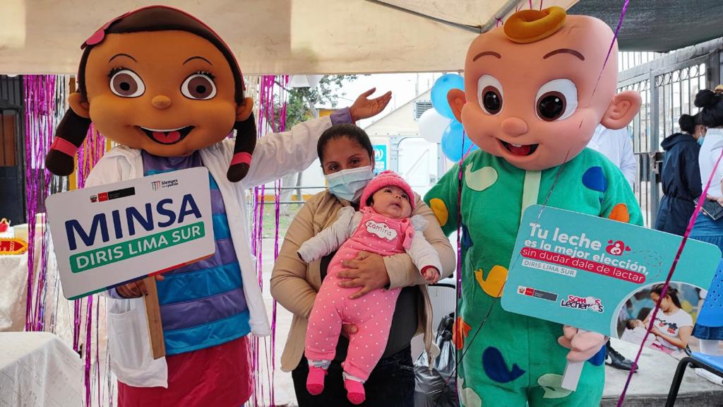 Lima Centro: en lo que va del año se han registrado 23 637 niños con lactancia materna exclusiva
