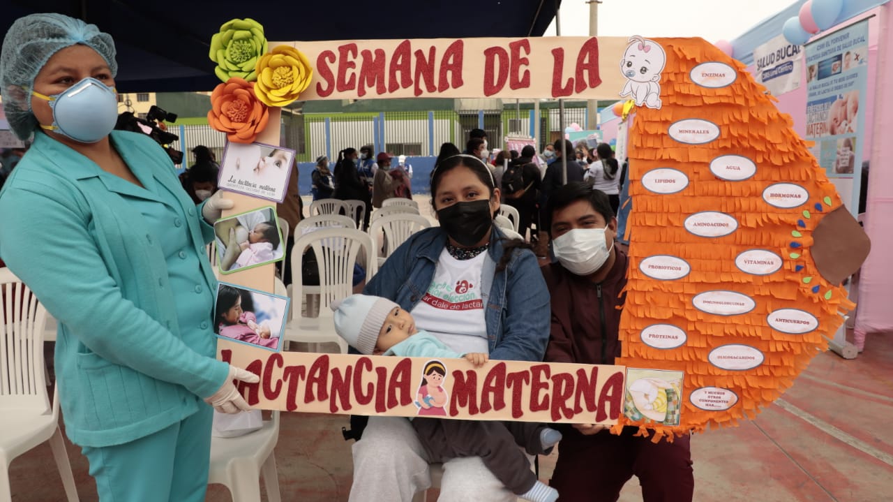 Lima Centro: en lo que va del año se han registrado 23 637 niños con lactancia materna exclusiva