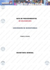 Vista preliminar de documento GP-004-SGEN/003 “Conversión de Microformas” primera versión
