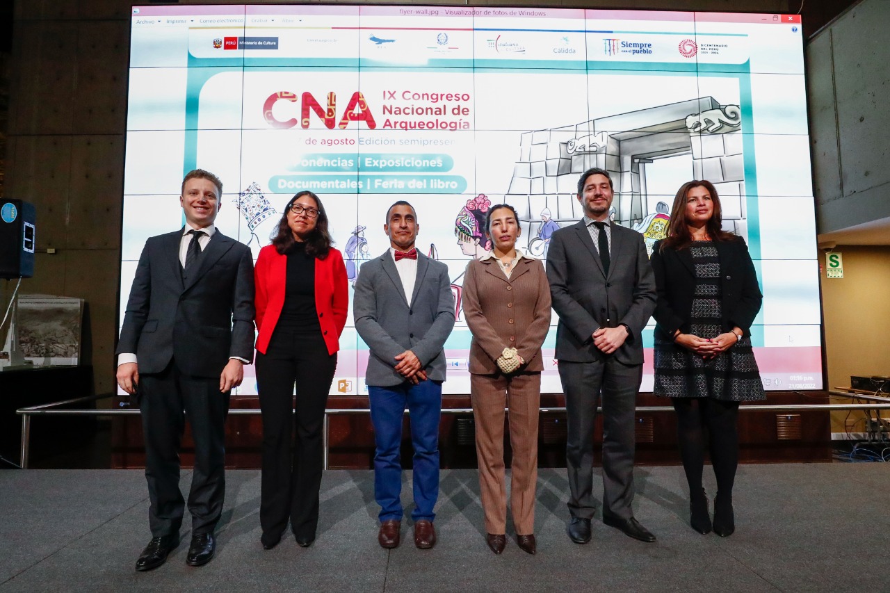 Ministerio de Cultura inauguró el IX Congreso Nacional de Arqueología