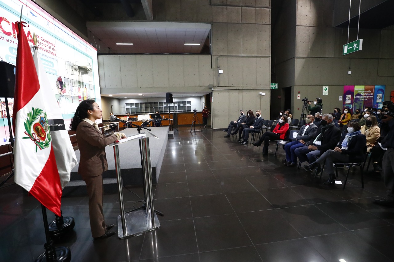 Ministerio de Cultura inauguró el IX Congreso Nacional de Arqueología