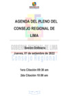 Vista preliminar de documento AGENDA DE SESIÓN DE CONSEJO REGIONAL N° 20-2022-CR/GRL