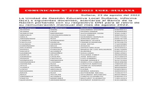 comunicado 278