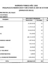 Vista preliminar de documento Inversión pública año 2012 - Presupuesto inicial