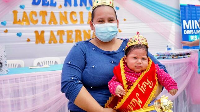 Diris Lima Este incentiva la lactancia materna en mamás primerizas