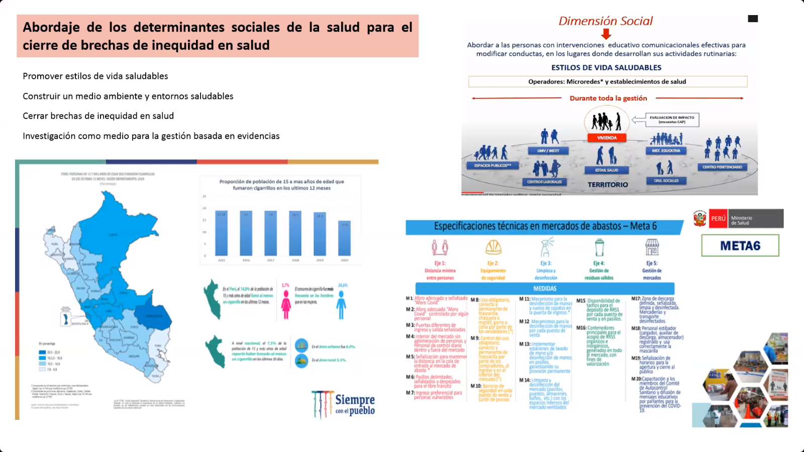 Diresas comparten experiencias innovadoras sobre promoción de la salud en sus regiones