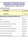 Vista preliminar de documento Actividades Y Proyectos Priorizados 2006.