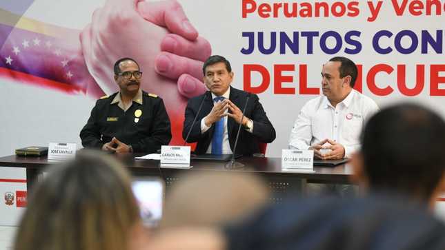 Mininter y ONG unión venezolana en Perú suman esfuerzos para combatir la delincuencia.
