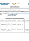 Vista preliminar de documento COMUNICADO Y RELACIÓN DE PLAZAS