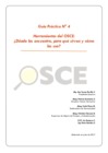 Vista preliminar de documento Guía Práctica N° 4: Herramientas del OSCE: ¿Dónde las encuentro, para qué sirven y cómo las uso?