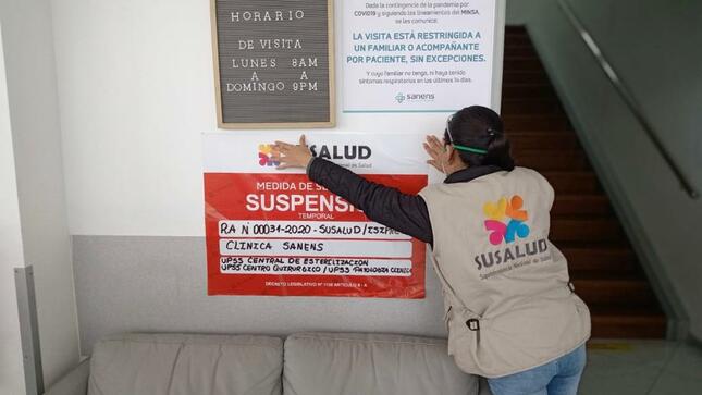 Susalud insta a la población a consultar el Renipress y el Registro de Sanciones antes de una operación estética