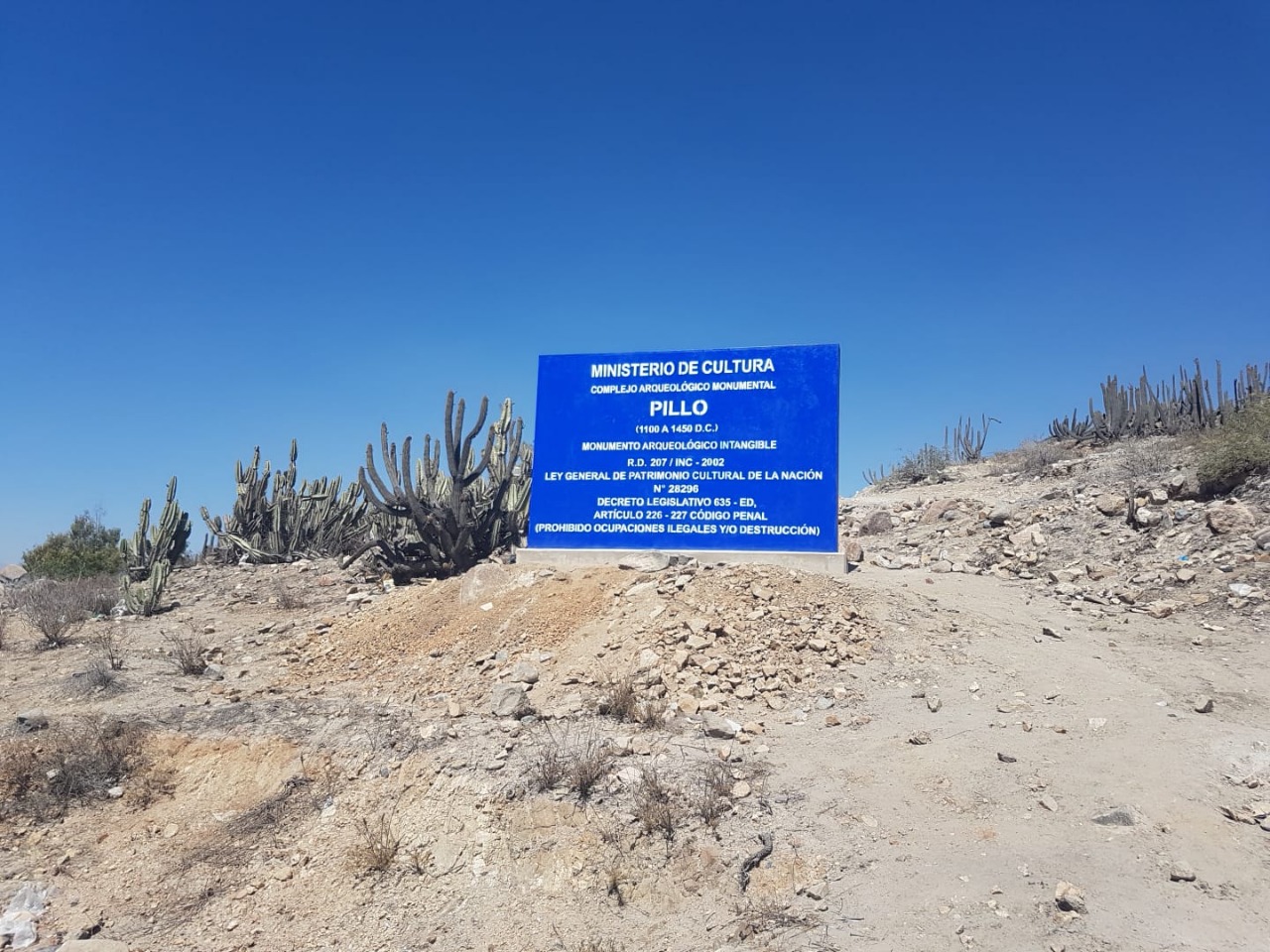 Ministerio de Cultura y Sociedad Minera Cerro Verde unen esfuerzos para la protección del Complejo Arqueológico de Pillo en Arequipa