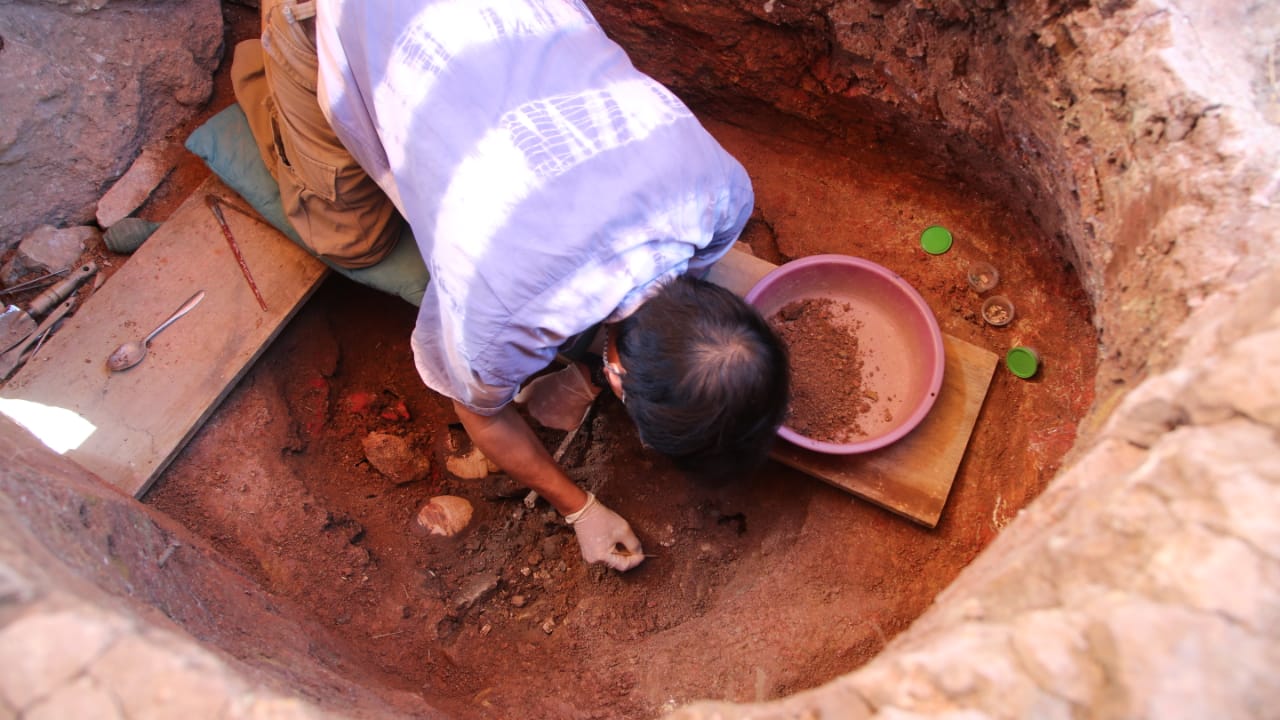 Cajamarca: descubren tumba con más de 3 mil años de antigüedad en el Complejo Arqueológico Pacopampa