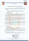 Vista preliminar de documento Resolución de Gerencia Municipal N° 0496-2018/MDPN
