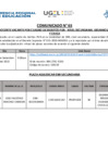 Vista preliminar de documento COMUNICADO Y RELACIÓN DE PLAZAS.pdf