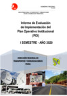 Vista preliminar de documento INFORME EVALUACION DE IMPLEMENTACION POI I SEMESTRE 2020..pdf