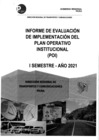 Vista preliminar de documento INFORME EVALUACION DE IMPLEMENTACION POI I SEMENSTRE 2021..pdf