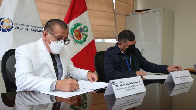 HEVES firma convenio para mejorar atención de niños con pie equino varo