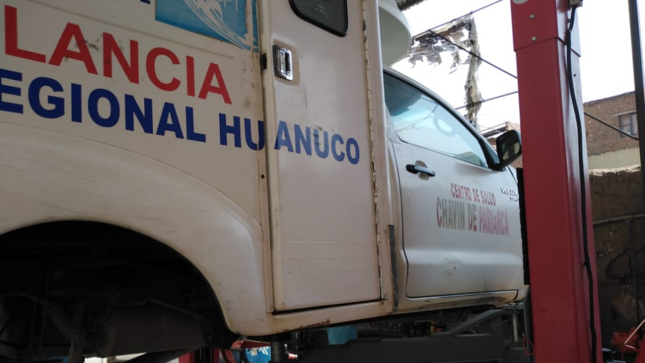Ambulancia supervisada por la Defensoría del Pueblo