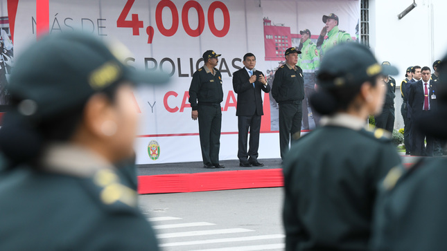 Más de 4 mil policías refuerzan patrullaje y seguridad ciudadana en Lima y Callao.