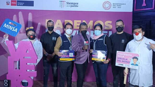 Minsa: discoteca de Lima se suma a la campaña  “Paremos la viruela del mono”