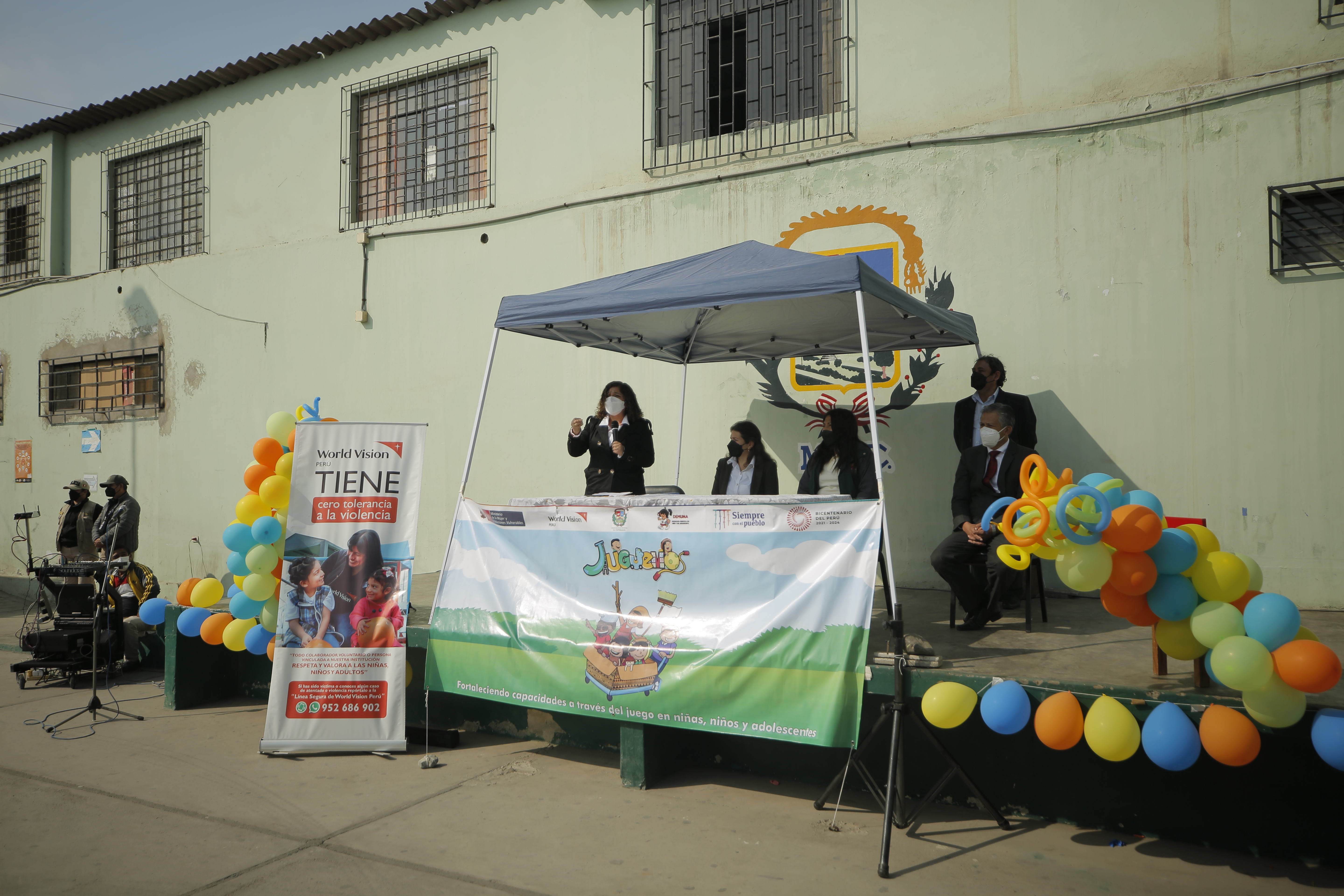 Ministra Claudia Dávila inaugura nuevo Servicio Juguemos en la región La Libertad