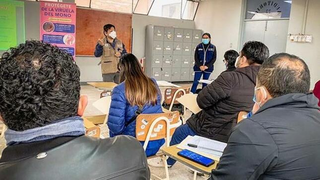 Viruela del mono: más de 200 profesionales de Lima Centro refuerzan conocimientos en búsqueda activa, diagnóstico y toma de muestra 