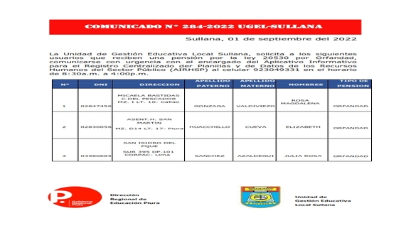 Comunicado 284