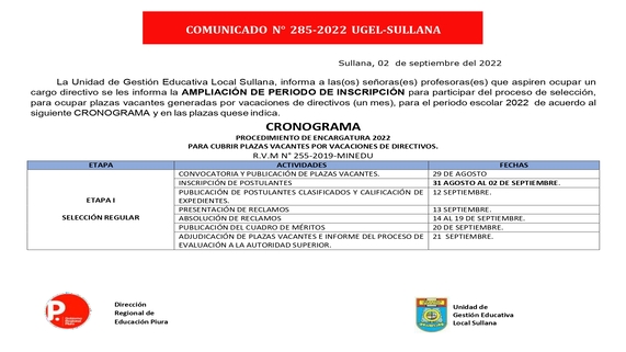 Comunicado 285