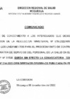 Vista preliminar de documento Comunicado 001