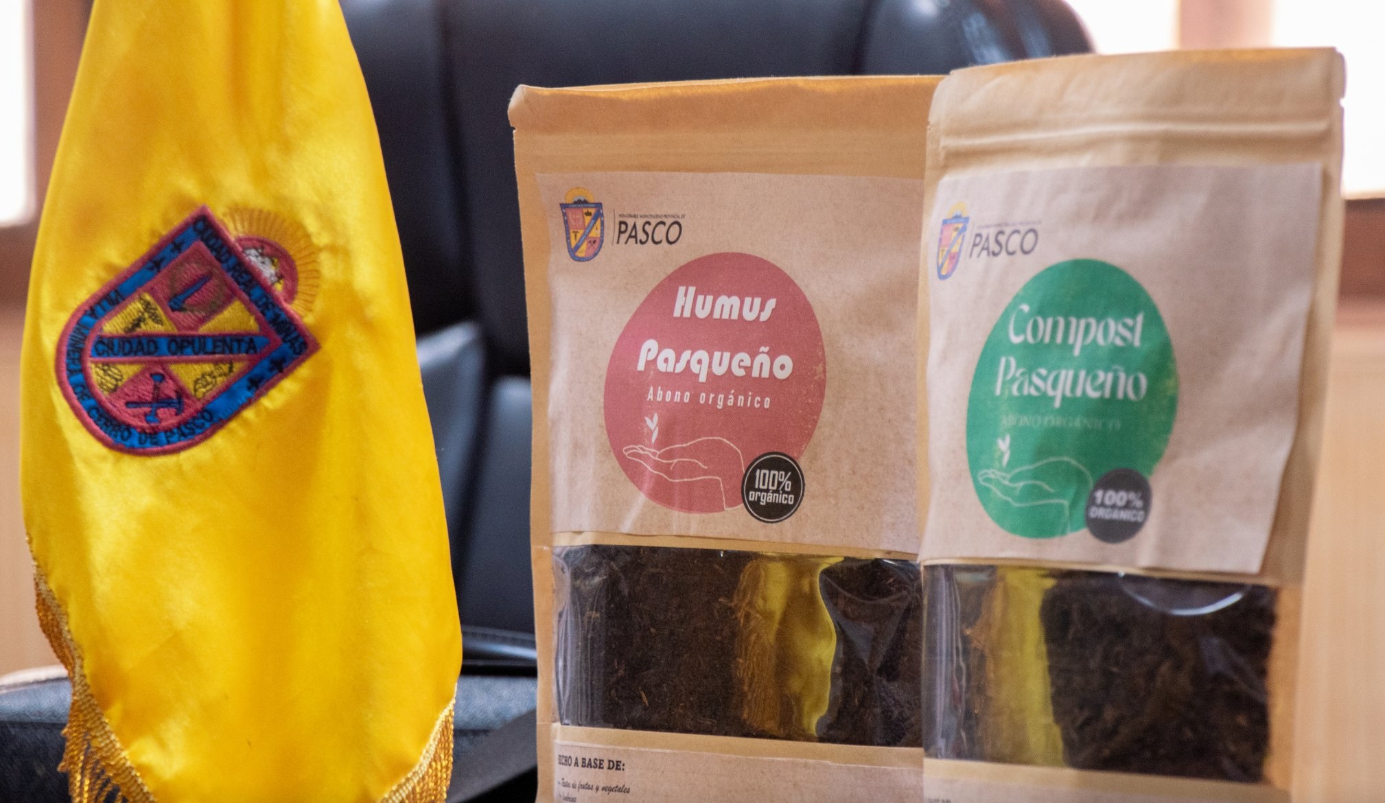 Presentación del abono orgánico.