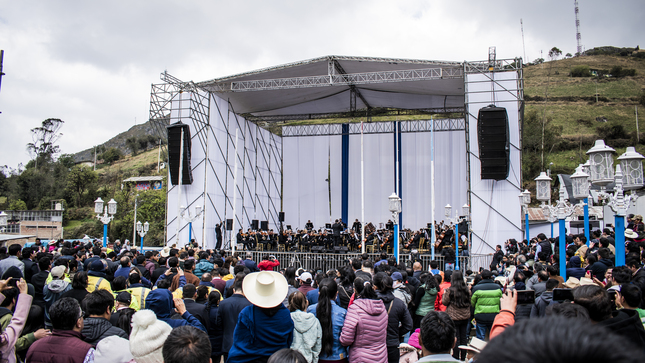 Cajamarca: Presentación de la Orquesta Sinfónica Nacional fue todo un éxito en Hualgayoc 