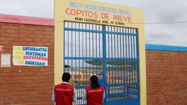 Contraloría detecta perjuicio por S/ 62 mil en obra de Colegio Copitos de Nieve de Tumbes