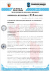 Vista preliminar de documento ORDENANZA MUNICIPAL Nº 018-2021-MPC.pdf
