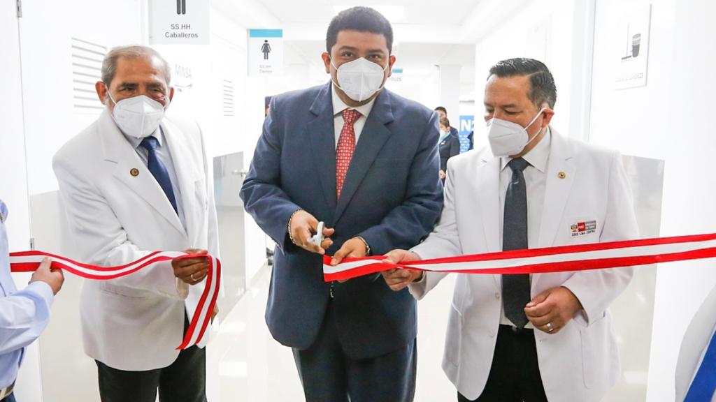 Hospital de Emergencias José Casimiro Ulloa inauguró nueva área de observación para la atención de pacientes 